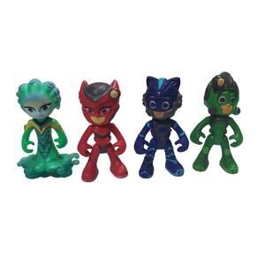 PJ Masks Underwater Heroes Dive Time Mission Action Figures Lot Of 4